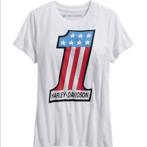 Harley-Davidson® Women's Retro #1 Short Sleeve